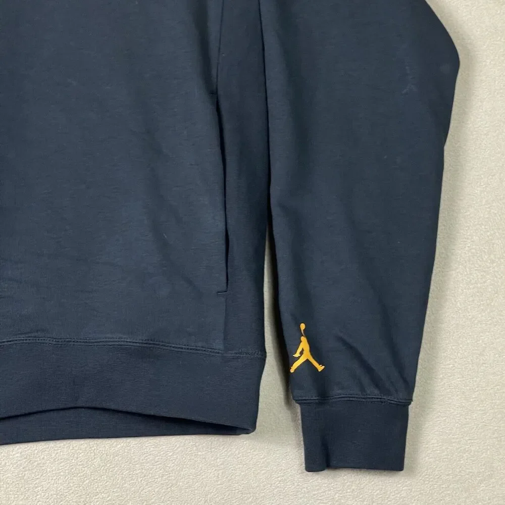 Nike Air Jordan X Breakfast Club Hoodie Mens Medium Black Sweater Pullover Adult